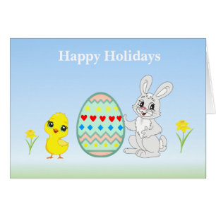 Painted Easter Egg & Bunny Holidays