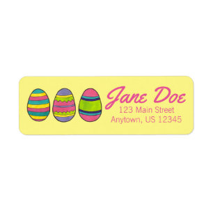Painted Easter Egg Hunt Personalised Address