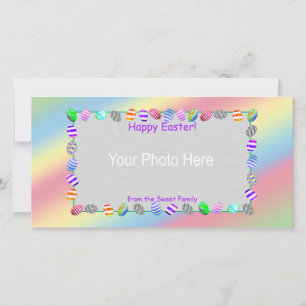 Painted Easter Eggs Holiday Card