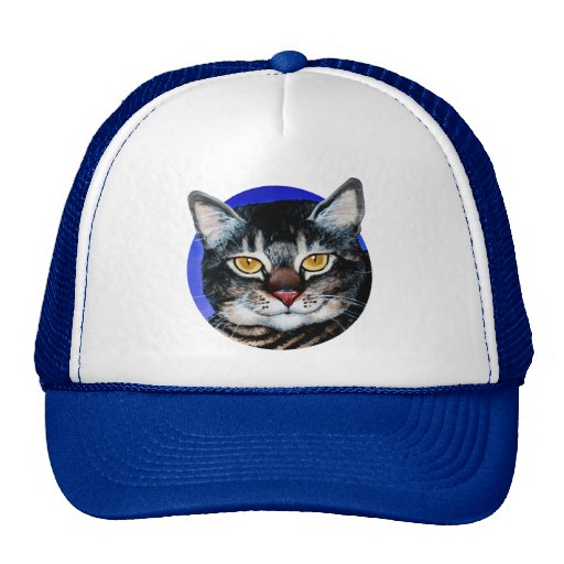 Painted Fat Cat Hat | Zazzle