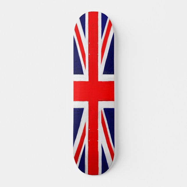 Painted Flag - Old School Skateboard (Front)