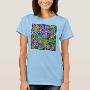 Painted Floral Composition - Customised T-Shirt