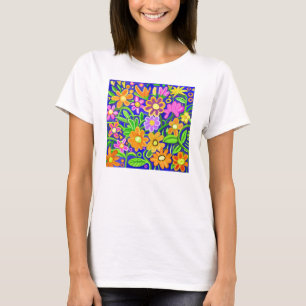 Painted Floral Composition T-Shirt