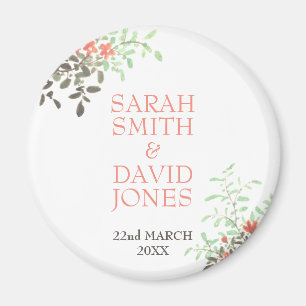 Painted Floral Magnet