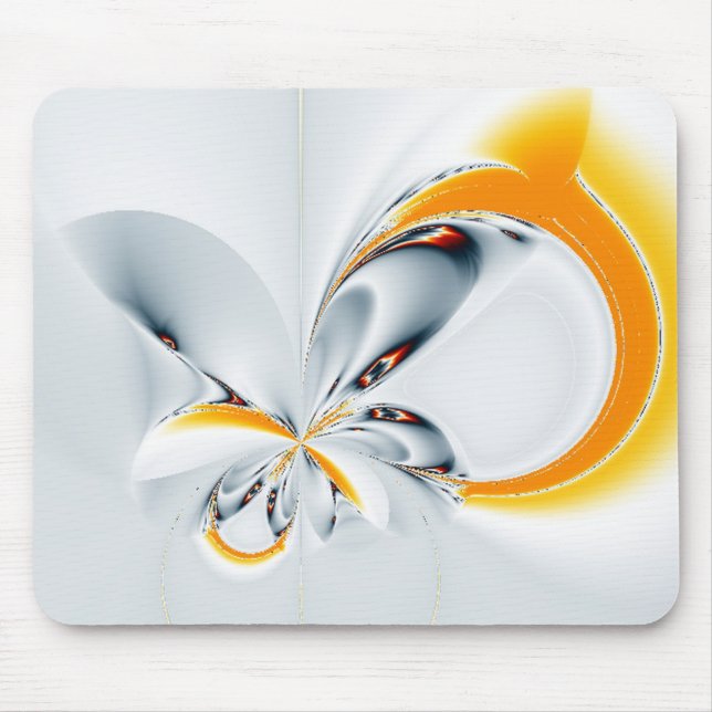 Painted Floral Mouse Mat (Front)