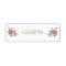Painted Floral Return Address Stickers