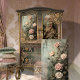 Painted Floral Romantic Roses Dusty Colors