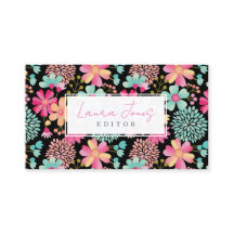 Painted Floral Writer Editor Womens