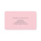 Painted Florals Business Card / Pink & Grey