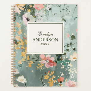Painted Florals Planner