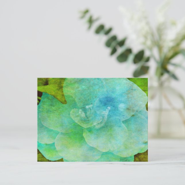 Painted Flower by Shirley Taylor Postcard (Standing Front)