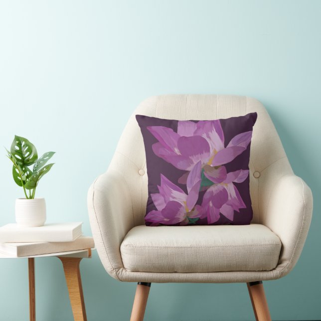 Painted Flowers Cushion (Chair)