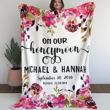 Painted Flowers On Our Honeymoon Watercolor