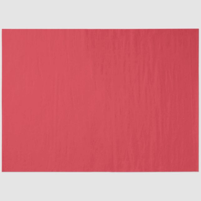 Painted Flowers plain red 18lb Tissue Paper 20x30" (Front)