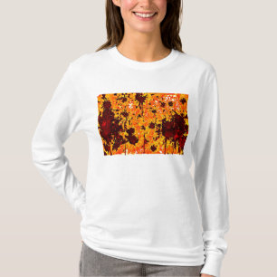 Painted flowers T-shirt