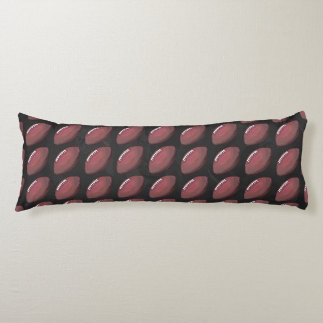 Painted Football Pattern Body Cushion (Front)