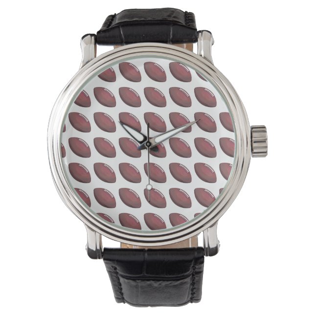 Painted Football Pattern Watch (Front)