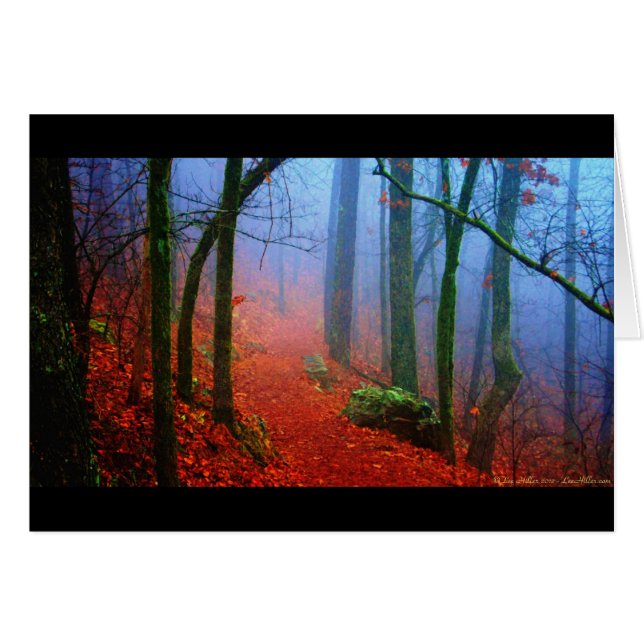 Painted Forest Autumn Blue Fog (Front Horizontal)
