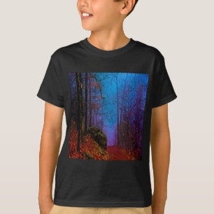 Painted Forest Autumn Purple Fog T-Shirt