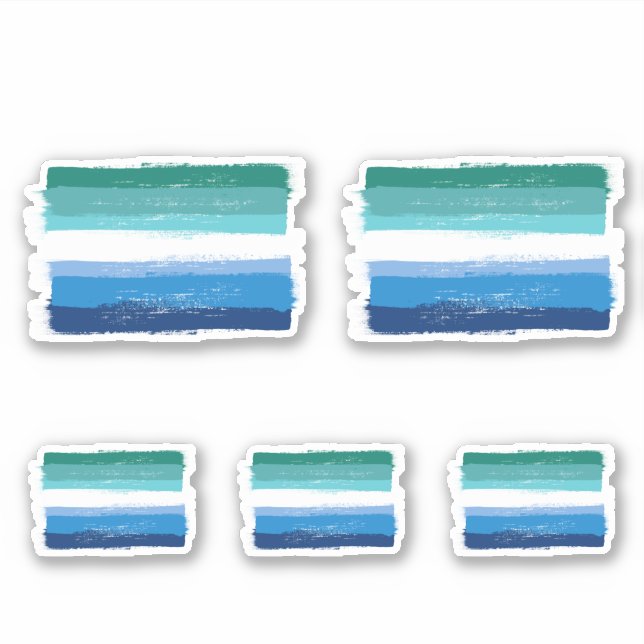 PAINTED GAY MALE PRIDE - Azure (Front)
