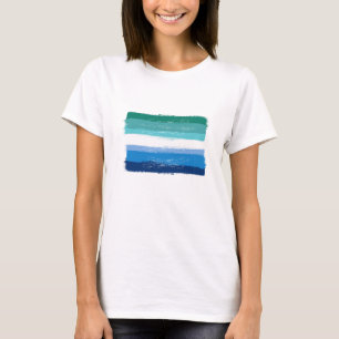 PAINTED GAY MALE PRIDE - Azure T-Shirt