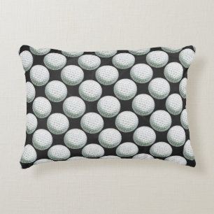 Painted Golf Ball Pattern Decorative Cushion