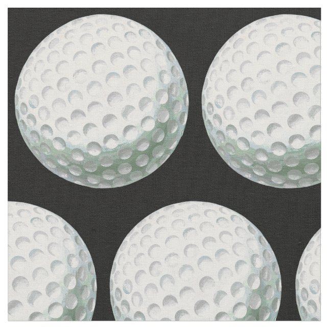 Painted Golf Ball Pattern Fabric (Close Up)