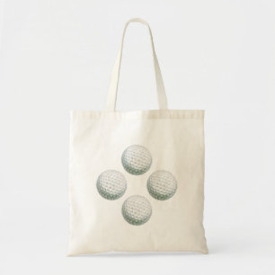 Painted Golf Ball Pattern Tote Bag