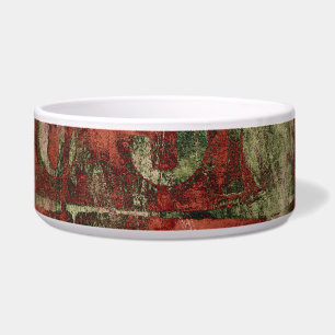 Painted Graffiti Grunge Autumn Red Green Rust