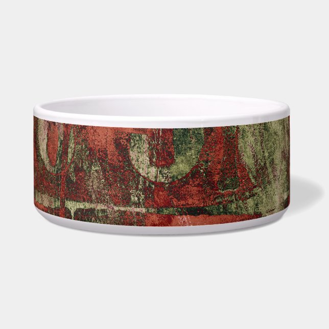 Painted Graffiti Grunge Autumn Red Green Rust (Front)