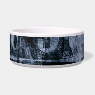 Painted Graffiti Grunge   Dark Navy and Denim Blue