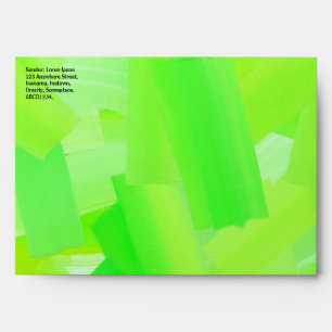 Painted Green Envelope