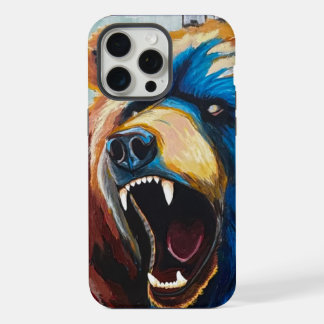 Painted Grizzly iPhone 15 Pro Max Case