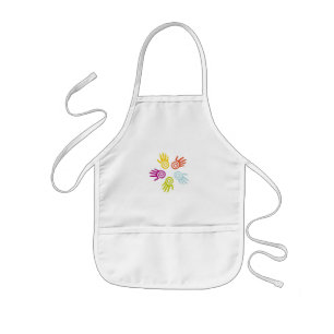 Painted Hands Kids Apron