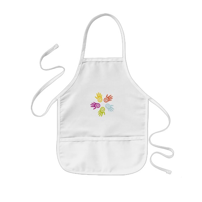 Painted Hands Kids Apron (Front)