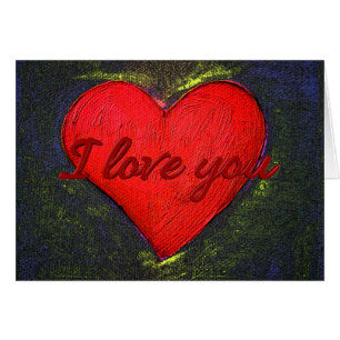 Painted Heart Card