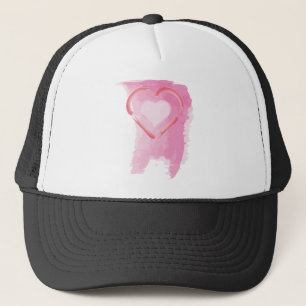 Painted Heart Trucker Hat
