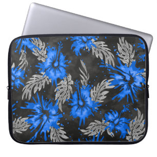 Painted Hibiscus Hawaiian Neoprene Wetsuit Laptop Sleeve