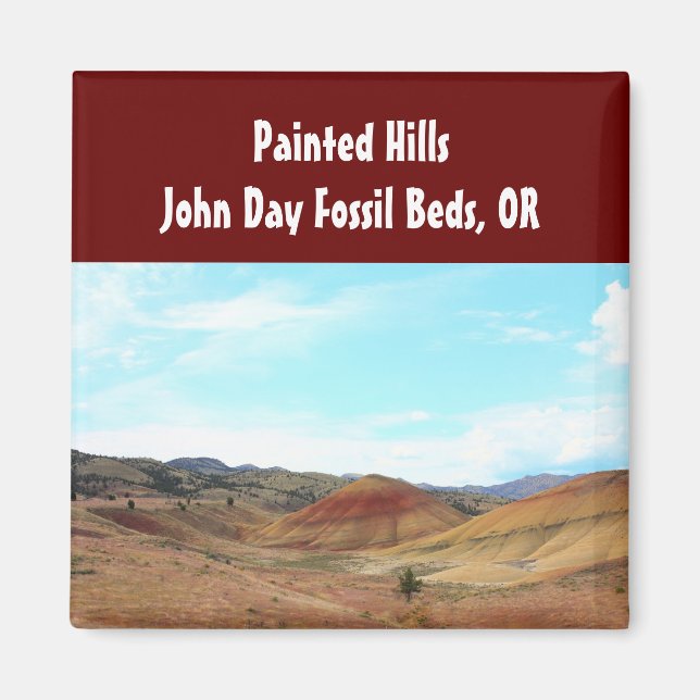 Painted Hills John Day Fossil Beds Oregon Magnet (Front)