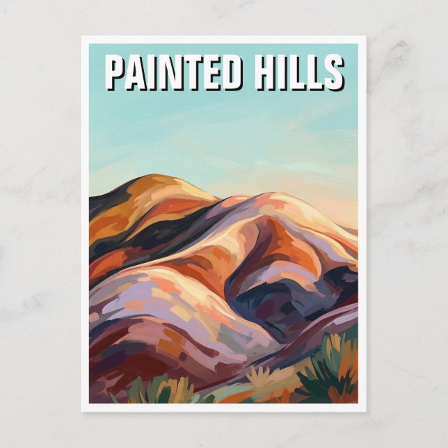 Painted Hills Postcard (Front)