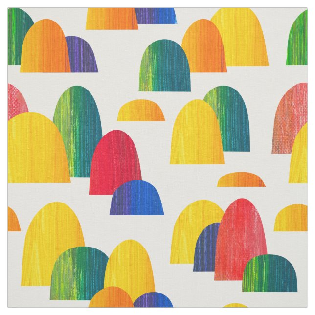 Painted Hills - White Fabric (Swatch)