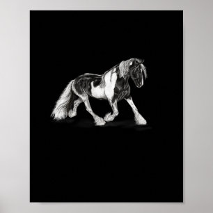 Painted Horse Horseback Riding Equestrian Gift Ide Poster