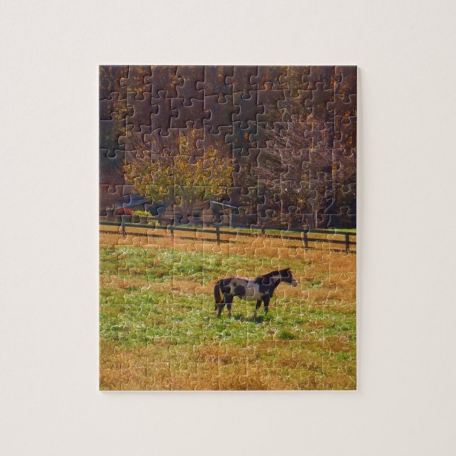 Painted Horse in the Distance Jigsaw Puzzle (Vertical)