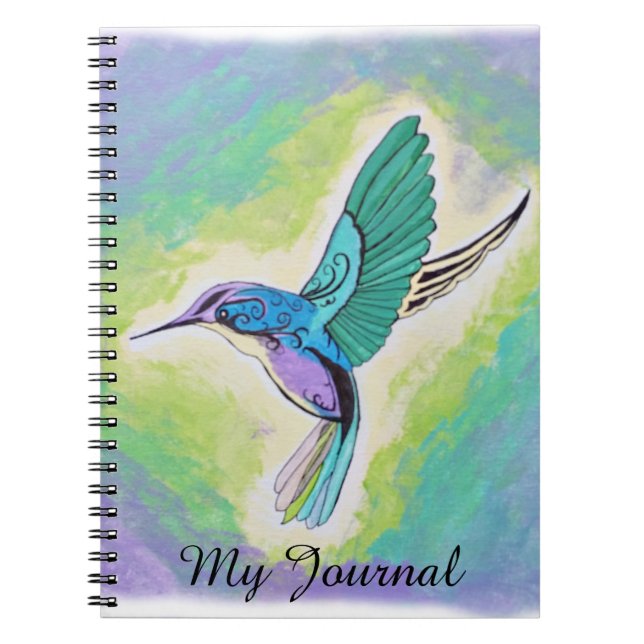Painted Hummingbird Notebook (Front)
