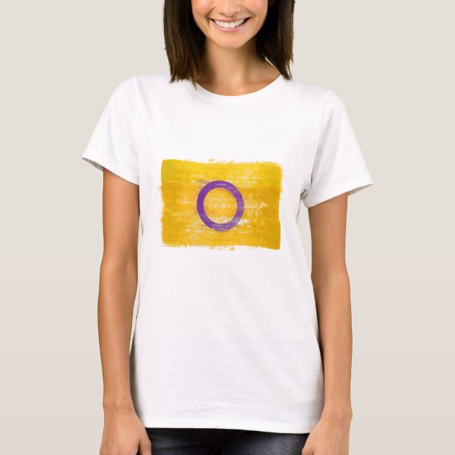 PAINTED INTERSEX PRIDE T-Shirt (Front)