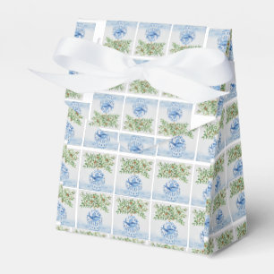 Painted Italian Tile Oranges Party Favour Box