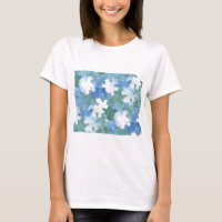 Painted Jigsaw Puzzle Piece in Blue and Green