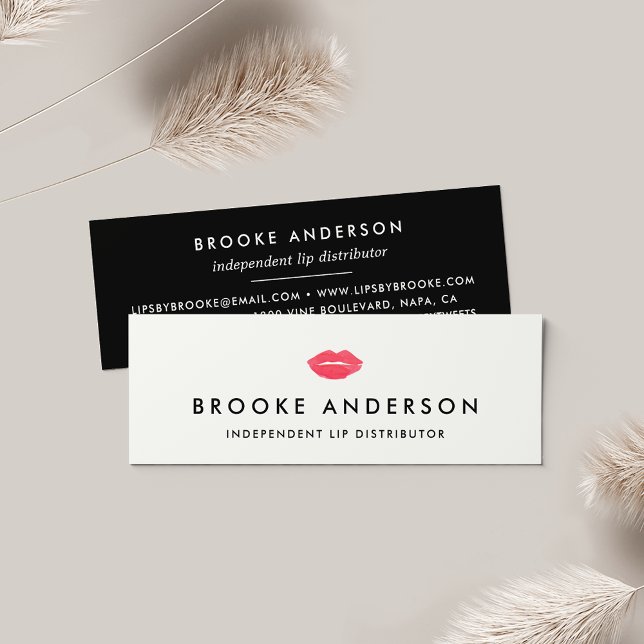 Painted Kiss | Lip Product Distributor Mini Business Card (Creator Uploaded)