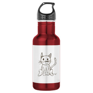 Painted Kitty 532 Ml Water Bottle
