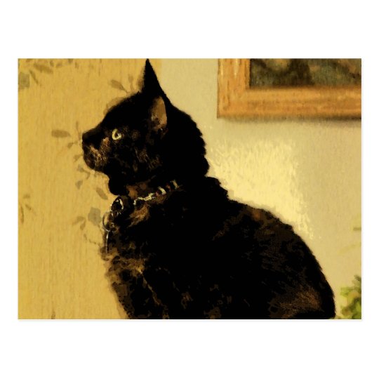 Painted Kitty Postcard